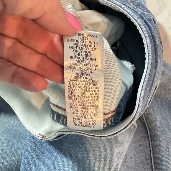 Wit & Wisdom Women's sz 18 Plus Size 'Ab'Solution Fray Hem Kick Flare Jeans - Picture 6 of 10